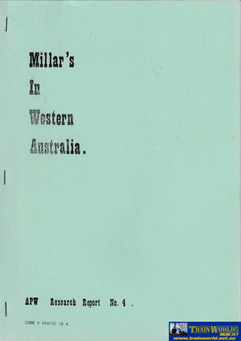 Millar’s In Western Australia -Used- (UBWB-0711S) Reference