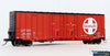 MOL-46100 Moloco ACF Bx-163 50’ Ext. Post Boxcar ’Hi-Cube Non-Waffle 8 + 8 Plug-Door’ ATSF #46100 Anioch Calif.