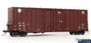 MOL-46122 Moloco ACF Bx-163 50’ Ext. Post Boxcar ’Hi-Cube Non-Waffle 8 + 8 Plug-Doors x2’ ATSF #46122 *Repaint 1988*