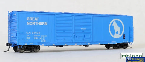 MOL-7050702 Moloco St. Cloud built 50’ XM 15-0 Double-slider offset Repainted Big Sky Blue #35809 HO-Scale - Rolling