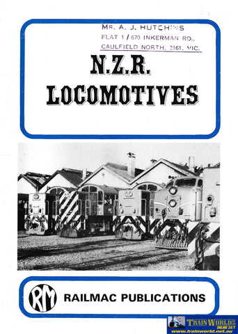N.Z.R. Locomotives -Used- (UB7B-1383S) Reference