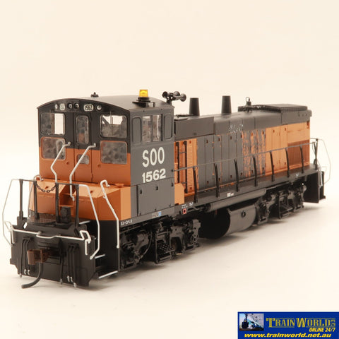 NPC-1606 Used Goods Athearn Genesis MP15-AC SOO Line Bandit #1562 DCC Ready HO Scale Locomotive
