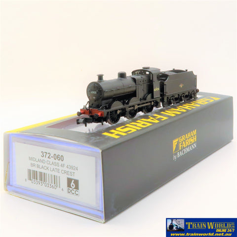 NSC-0048 Used Goods Graham Farish Midland Class 4F BR Black Late Crest DCC Non Sound N Scale Locomotive