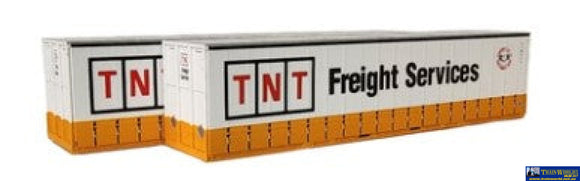 Otm-40Cs12A On Track Models 40’ Curtain Sider Container Tnt Fs (Twin-Pack) Ho Scale Containerandload