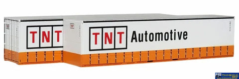 OTM-40CS41 On Track Models TNT Automotive 40’ Curtain Sided Containers (Twin-Pack) HO Scale - ContainerAndLoad
