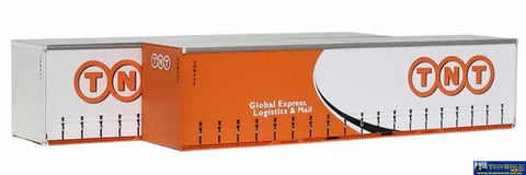 OTM-40CS45 On Track Models Circle TNT Swirl Design 40’ Curtain Sided Containers (Twin-Pack) HO Scale - ContainerAndLoad