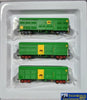 Otm-Algx10 On Track Models South Australian Algx Style: 3 Lx Vans - Australia National Green & Gold.