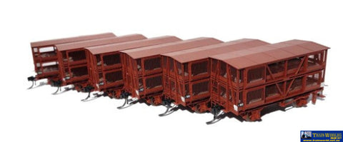 OTM-LSV02 On Track Models VR L-Type Sheep 4-Wheel Wagon 1960’s *Gable Roof* ’Wagon Red’ #L633; L707; L747L; L787; L900