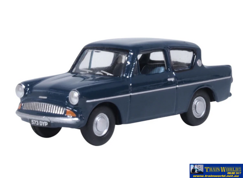 OXF 76105011 Oxford Diecast Ford Anglia Ambassador Blue OO Scale Vehicle