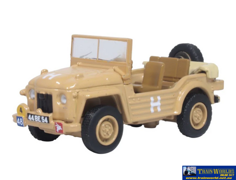 OXF 76AC002 Oxford Diecast Austin Champ 9th Parachute Reg 16th Airborne Brg Suez 1 OO Scale Vehicle