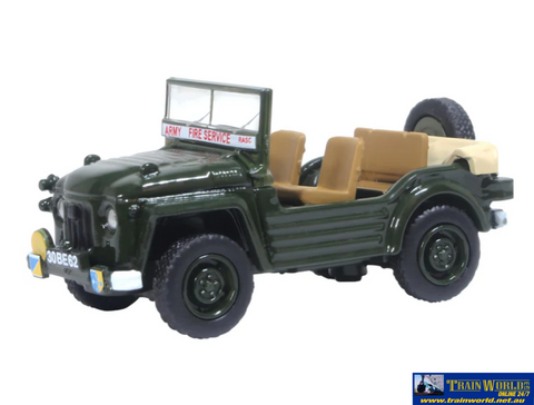 OXF 76AC004 Oxford Diecast RASC Fire Service Austin Champ OO Scale Vehicle