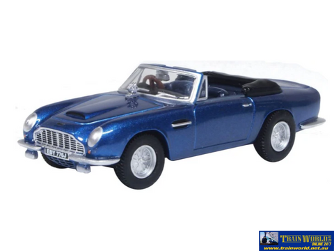OXF-76DB6001 Oxford Diecast Aston Martin Db6 MkII Volante Seychelles Blue (King Charles III) OO-Scale Vehicle