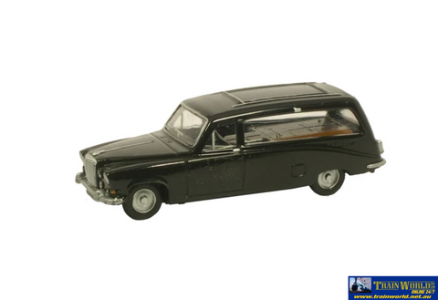 OXF 76DS002 Oxford Diecast Daimler DS420 Black Hearse OO Scale Vehicle