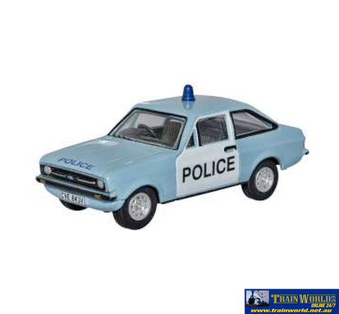 OXF-76ESC004 Oxford Diecast Police Ford Escort Mk2 OO-Scale Vehicle