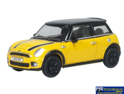 OXF-76NMN008 Oxford Diecast New Mini Yellow OO-Scale Vehicle