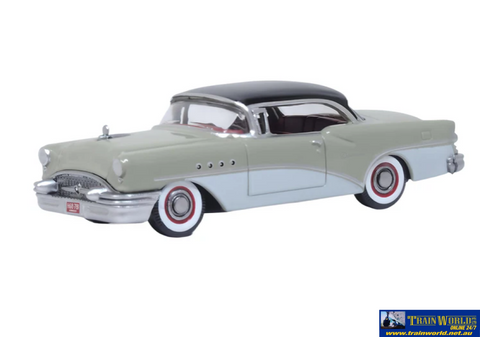 OXF 87BC55007 Oxford Diecast 1955 Carlsbad Black/Windsor Grey/Dover White HO Scale (1:87) Vehicle