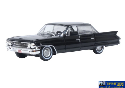 OXF 87CSD61004 Oxford Diecast Cadillac Sedan De Ville 1961 Ebony HO Scale (1:87) Vehicle