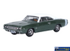 OXF 87DC68005 1968 Dodge Charger Racing Green and White HO Scale (1:87) Vehicle