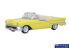 OXF 87OC57001 Oxford Diecast Oldsmobile 88 Convertible 1957 Coronado Yellow HO Scale (1:87) Vehicle