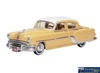 OXF-87PC54002 Oxford Diecast Pontiac Chieftain 4 Door 1954 Winter White maize Yellow HO-Scale Vehicle