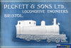 Peckett & Sons Ltd. Locomotive Engineers Bristol -Used- (UB1C-1472S) Reference