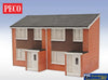 PLK-212 Peco-Lineside (Kit) 1960s Semi-Detatched House Fronts 138mm x 65mm (Footprint) OO-Scale Structures