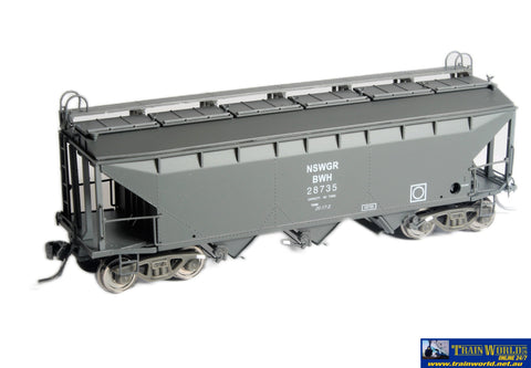 Plm-Pc101A Powerline Bhw Bogie Grain Hopper #28735 Nswgr Dark-Grey Ho Scale Rolling Stock