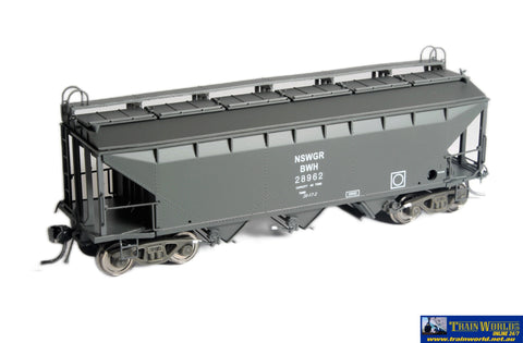 Plm-Pc101B Powerline Bhw Bogie Grain Hopper #28962 Nswgr Dark-Grey Ho Scale Rolling Stock