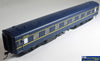 Plm-Pc406C Powerline S-Type Carriage (Broad Gauge) #10Bs Second-Class Vr Blue/gold Art-Deco Ho Scale