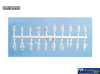 PMS 5200 Model Scene Unpainted Passengers Standing/Seated and Station Staff OO Scale Figure