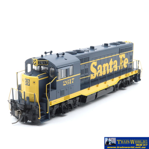 RAP-070613 Rapido ATSF CF7 w/ Round Cab (DC/DCC/Sound): AT&SF - Yellow Pinstripe: #2617 HO-Scale - Locomotive