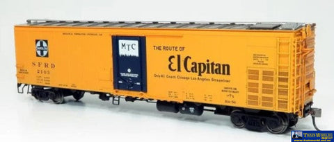 Rap-156005A Rapido Ho Santa Fe Rr-56 Mechanical Reefer: Texas Chief Slogan - Single Car Rolling