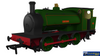 RAP-903016 Rapido UK Hunslet 16’’ 0-6-0ST ’John Shaw’ Lined-Green OO-Scale DCC-Ready Locomotive