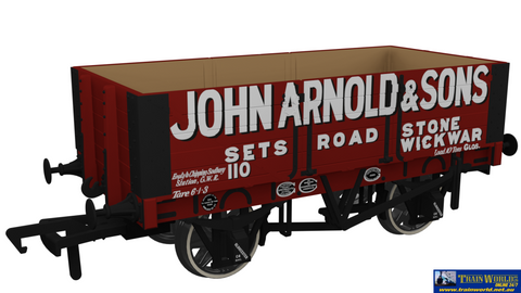 Rap-967003 Rapido Uk Po Rch 1907 5-Plank Open-Wagon No.110 ’John Arnold & Sons’ Eras-2/3/4
