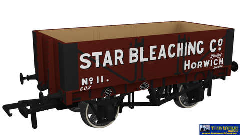 Rap-967006 Rapido Uk Po Rch 1907 5-Plank Open-Wagon No.11 ’Star Bleaching’ Eras-2/3/4 Oo-Scale