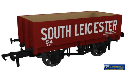 Rap-967012 Rapido Uk Po Rch 1907 5-Plank Open-Wagon No.54 ’South Leicester’ Eras-2/3/4 Oo-Scale