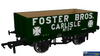 Rap-967013 Rapido Uk Po Rch 1907 5-Plank Open-Wagon No.24 ’Foster Bros. Of Carlisie’ Eras-2/3/4