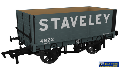 Rap-967214 Rapido Uk Po Rch 1907 7-Plank Open-Wagon No.4922 ’Staveley Coal & Iron Co. Ltd’