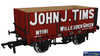 Rap-967217 Rapido Uk Po Rch 1907 7-Plank Open-Wagon No.191 ’John J. Tims’ Eras-2/3/4 Oo-Scale