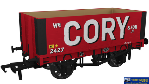 RAP-967425 Rapido UK PO RCH 1907 7-Plank Open-Wagon ’WM Cory’ No.2427 Era-2 OO-Scale Rolling Stock