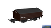 RAP-990401 Rapido UK Peaked Roof Van – Plain Brown No.20 009-Scale - Rolling Stock