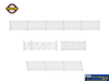 RAT 420 Ratio GWR Station Fencing White OO Scale Scenery