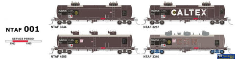 SDS-NTAF001 SDS Models NSWSRA NTAF Rail Tank Wagons (4) HO scale Rolling Stock