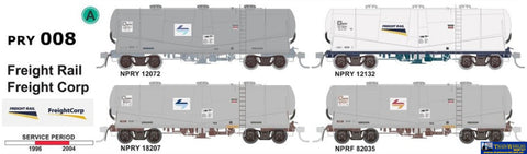 SDS-PRY008 SDS Models Cement Wagons Freight Rail Freight Corp 1995 (4) HO scale Rolling Stock