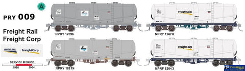 SDS-PRY009 SDS Models Cement Wagons Freight Corp 96 to 04 (4) HO scale Rolling Stock