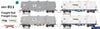 SDS-PRY011 SDS Models Cement Wagons Freight Corp 96 to 04 (4) HO scale Rolling Stock