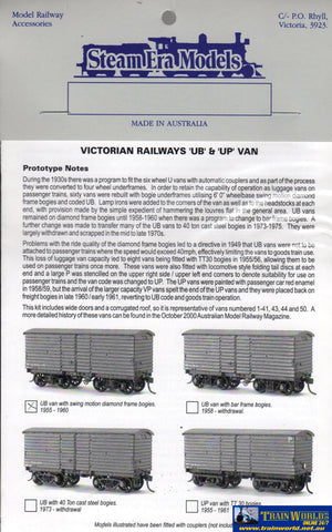 Sem-R09D Steam Era Models Kit Vr Ub-Type Louvre-Van With Swing-Motion Diamond-Frame Bogies