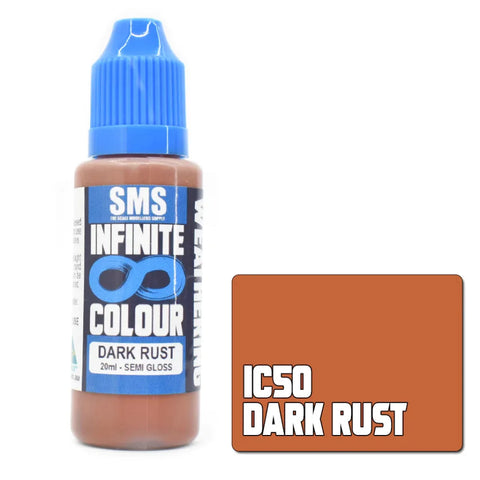 Sms-Ic50 The Scale Modellers Supply Infinite Colour Dark Rust 20Ml Glueandpaint