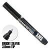 Sms-Mkr03 The Scale Modellers Supply Hyperchrome Marker (Bright Silver) 3.0Mm Glueandpaint