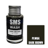 Sms-Plw04 The Scale Modellers Supply Wash Dark Brown Oil Based 30Ml Glueandpaint